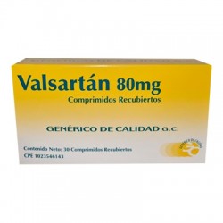 VALSARTAN 80MG X 30COMP GENERICO DE CALIDAD