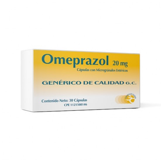 OMEPRAZOL 20MG X 30CAP GENERICO DE CALIDAD