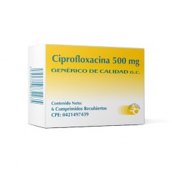 CIPROFLOXACINA G.C. 500MG X 6COMPRIMIDOS