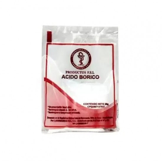 ACIDO BORICO FSI 20 GRAMOS