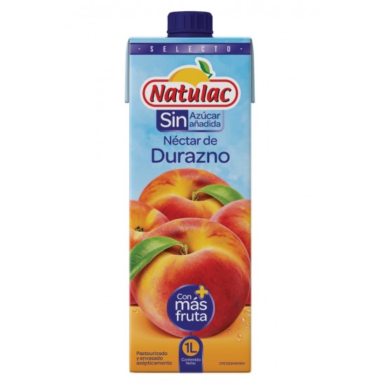 NECTAR NATULAC 1LT DURAZNO SIN AZUCAR