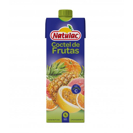 JUGO NATULAC 1L COCTEL DE FRUTAS UHT