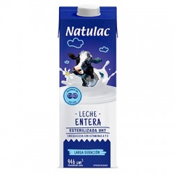 Natulac Leche Entera UHT 946 cc