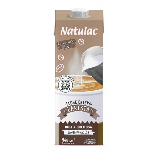 LECHE NATULAC 946ML  BARISTA UHT