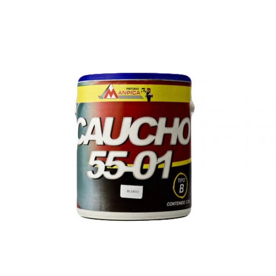 PINT CAUCHO MANPICA 5501 GALON BLANCO