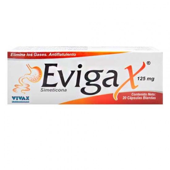 EVIGAX VIVAX 125MG X 20 CAP BLANDAS
