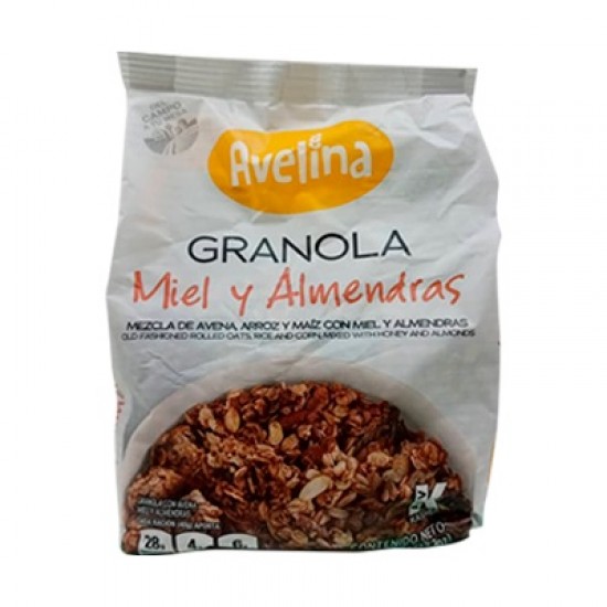 GRANOLA AVELINA 350GR MIEL Y ALMENDRAS