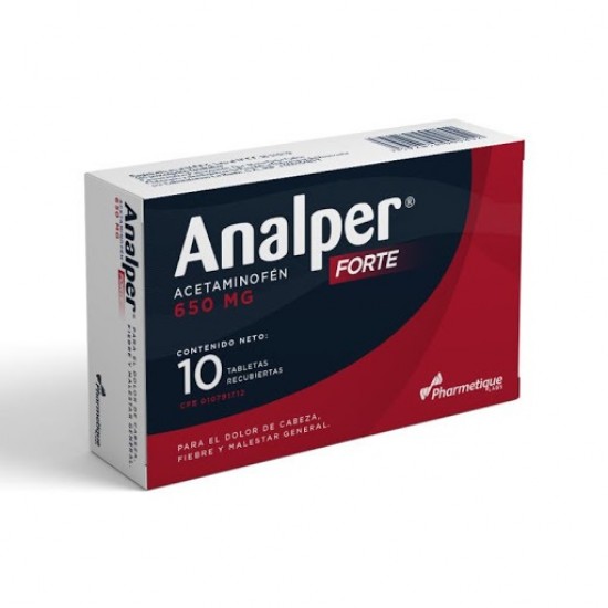 ANALPER FORTE SANTE 650MG X10TAB