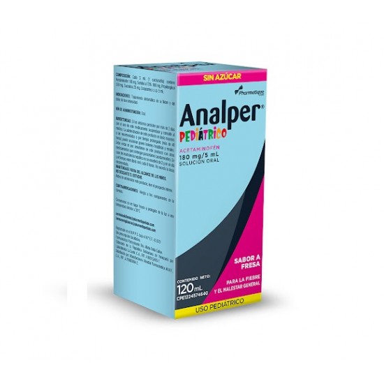 ANALPER PED 180MG/5ML X 120ML FRESA PHARMETIQUE