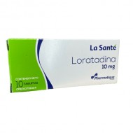 LORATADINA 10MG X 10TAB LA SANTE
