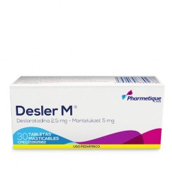 DESLER M PED 2.5MG X 30TAB MAST