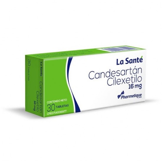 CANDESARTAN LA SANTE 16MG X 30 TABLETAS