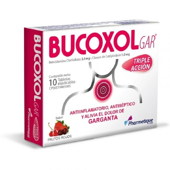 BUCOXOLGAR FRTS RO LA SANTE 3-1MG X10TAB