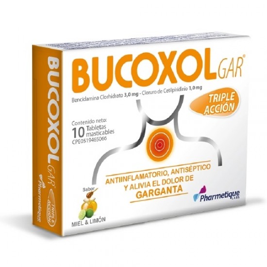 BUCOXOLGAR MIEL LA SANTE 3/1MG X10TAB