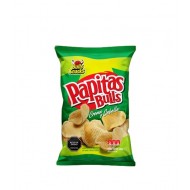 PAPAS BULLS SNACKS 100GR CREMA Y CEBOLLA