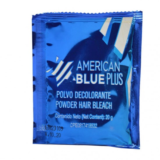 POLVO DECOLORANTE AMERICAN BLUE 20GR SACHET