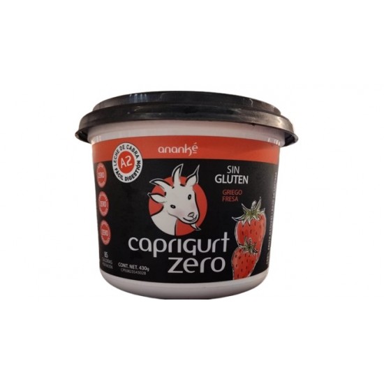 YOGURT ANANKE 430GR FRESA ZERO CAPRIGURT