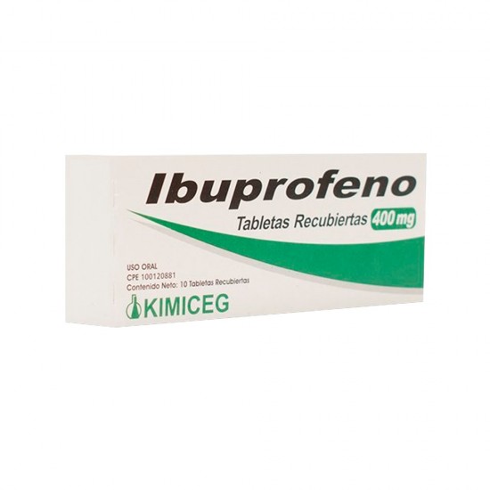IBUPROFENO 400MG X 10TAB KIMICEG