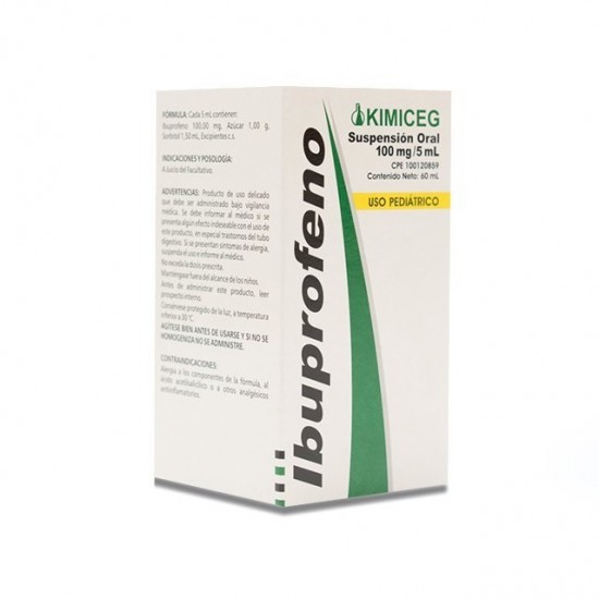 IBUPROFENO KIMICEG 100MG 5MLX60ML SUSP P