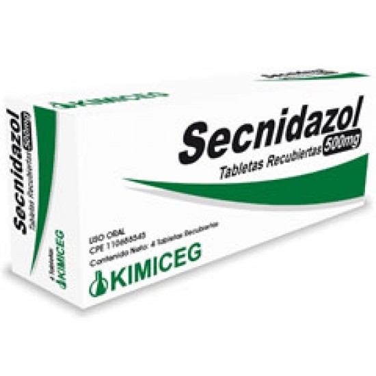 SECNIDAZOL 500MG X 4TAB KIMICEG