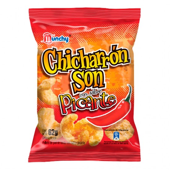 CHICHARRON MUNCHY 62GR PICANTE