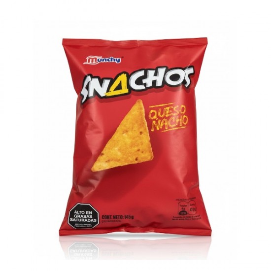 SNACHOS MUNCHY 145GR QUESO