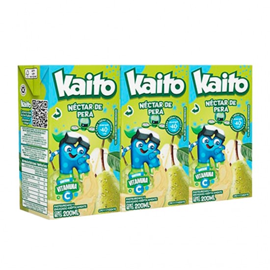 JUGO KAITO 200ML PERA TRIPACK