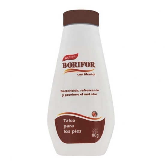 TALCO ANTIMICOTICO BORIFOR 180G  MENTOL