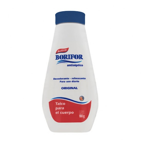TALCO ANTISEPTICO BORIFOR 180G ORIGINAL