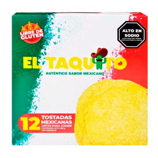TOSTADAS EL TAQUITO 210GR MEXICANAS