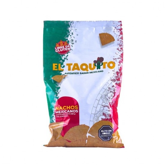 NACHOS EL TAQUITO 160GR MEXICANOS