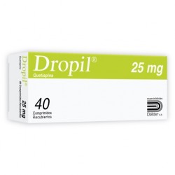 Dropil 25mg 40comprimidos Quetiapina Dollder