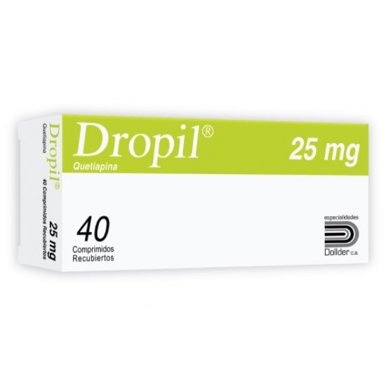 DROPIL 25MG X 40COMP QUETIAPINA DOLLDER