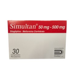 SIMULTAN 50MG 500MG X 30COMP SITAGLIPTINA MET DOLLDER