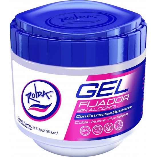 GEL FIJADOR ROLDA 250GR BLANCO EXTR BOTA