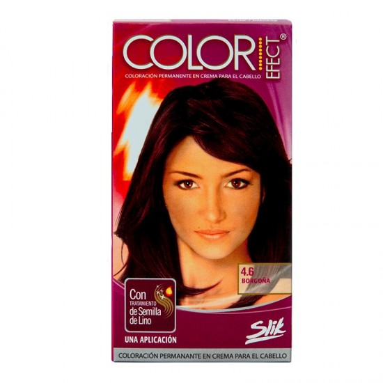 TINTE COLOR EFECT SLIK BORGONA 4.6
