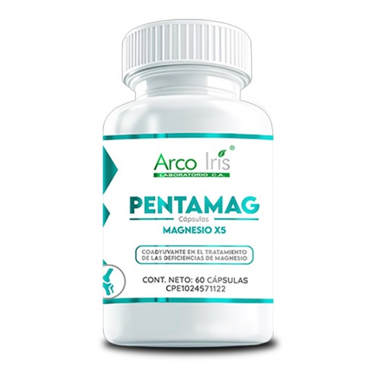 PENTAMAG 100MG X 60CAPS ARCO IRIS