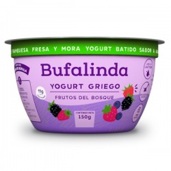 Yogurt Griego Bufalinda Frutos del Bosque 150Gr