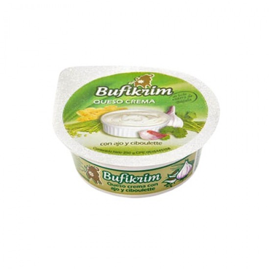 QUESO CREMA CIBOULETTE Y AJO BUFIKRIM 250 G