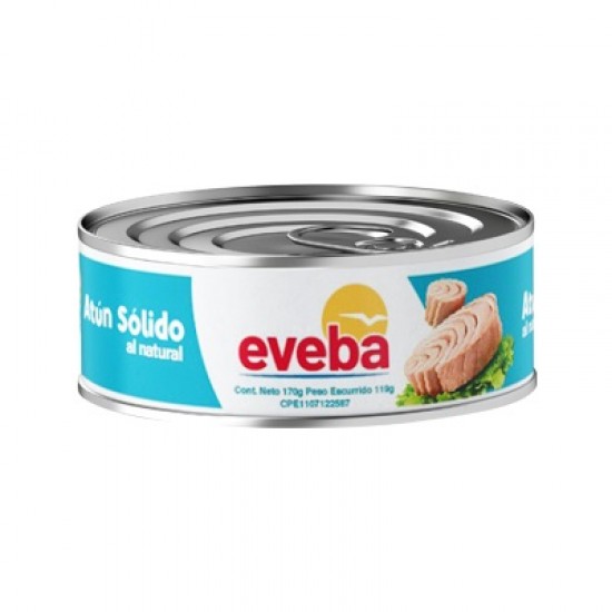 ATUN EVEBA 170GR AL NATURAL