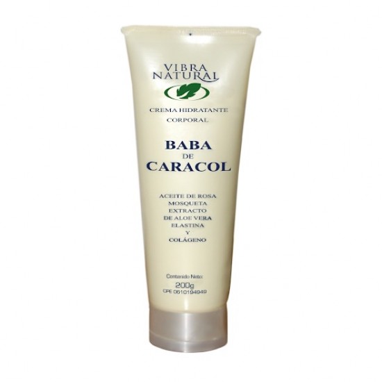 CREMA VIBRA NATURAL 200GR BABA DE CARACOL