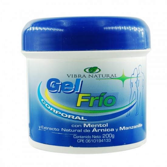 GEL VIBRA NATURAL 200GR MENTOLADO
