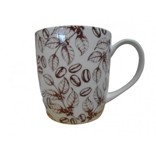 TAZA 13OZ HOJAS DE CAFE