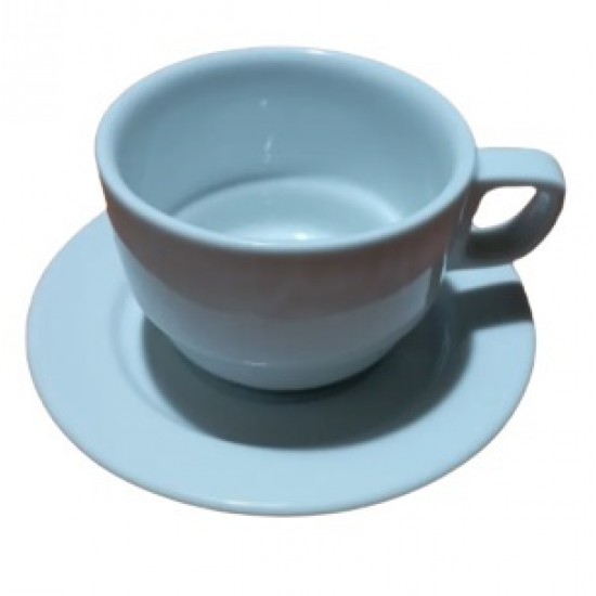 TAZA 12OZ ROSAS BLANCO/NEGRO