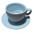 TAZA 12OZ ROSAS BLANCO/NEGRO