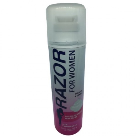 ESPUMA AFEITAR RAZOR 194GR DAMA ALOE VERA