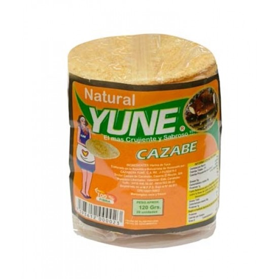 CASABE YUNE 120GRS MEDIANO