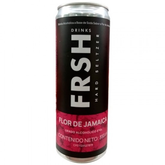 HARD SELTZER FRSH 355ML FLOR DE JAMAICA 5% ALCOHOL
