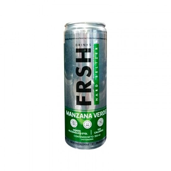 HARD SELTZER  FRSH 355ML MANZANA VERDE 5% ALCOHOL