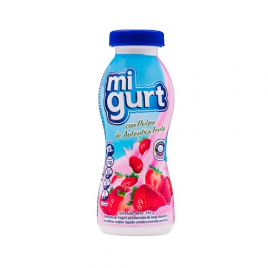 YOGURT MIGURT 250 G FRUTA FRESA